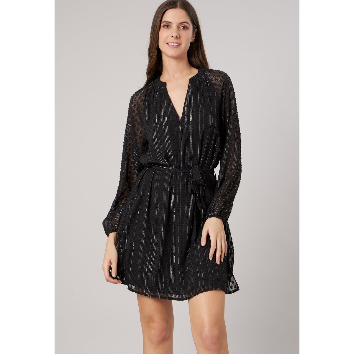 Robe ample habillée femme NAVINI black, DEELUXE