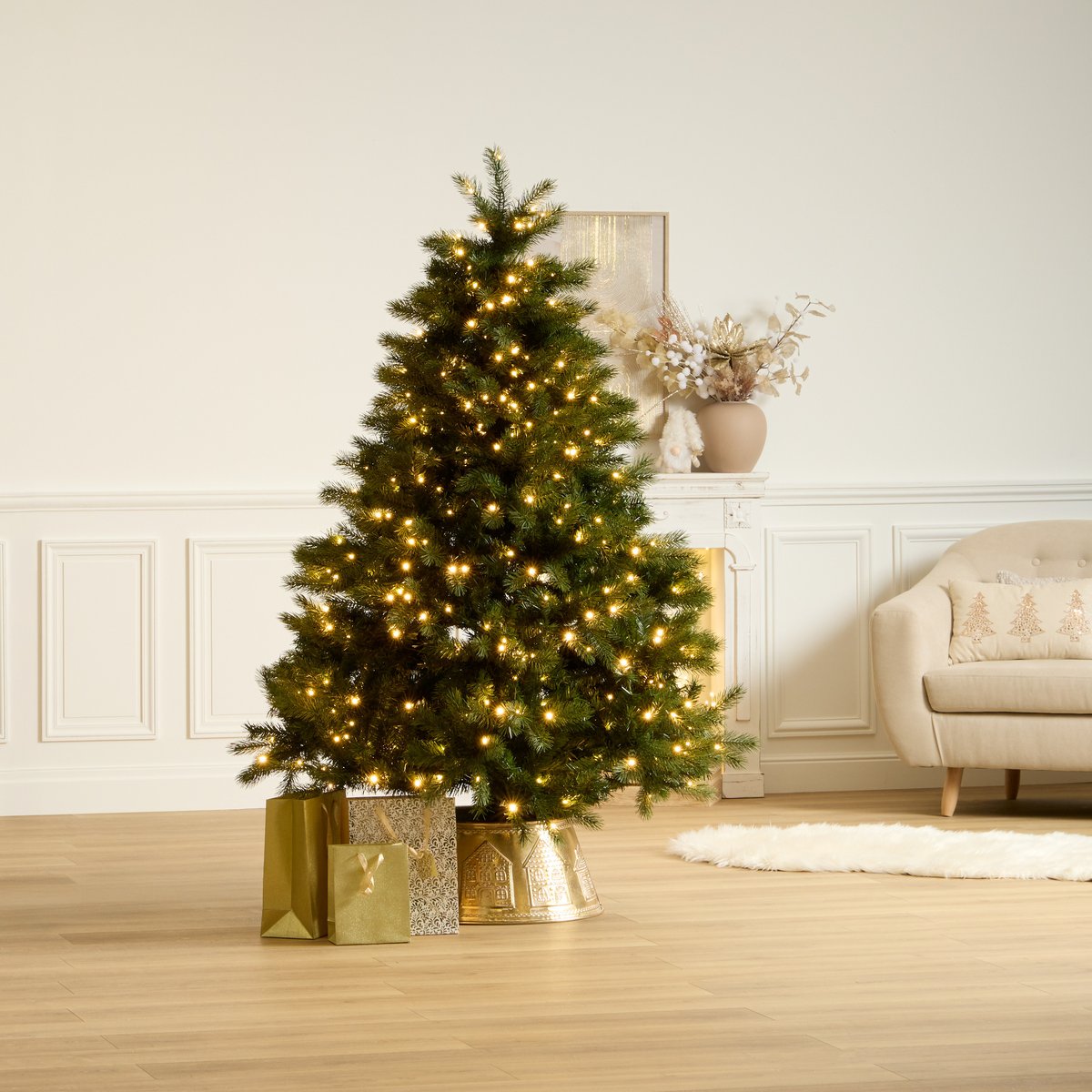 Sapin de Noël artificiel Lumeria LED+ 180 cm vert, FEERIC LIGHTS & CHRISTMAS