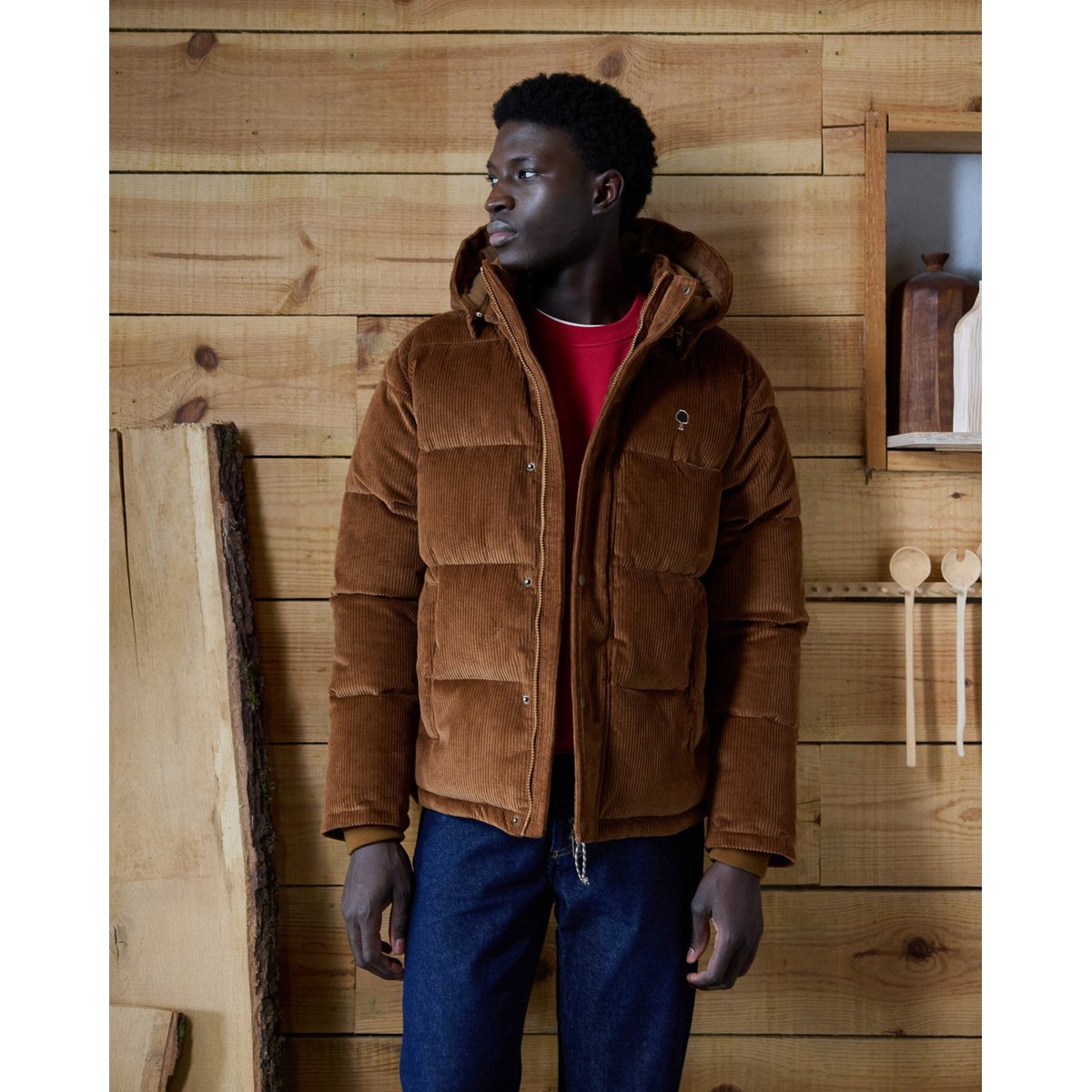 Doudoune coton NEUILLAY bleu marine, FAGUO