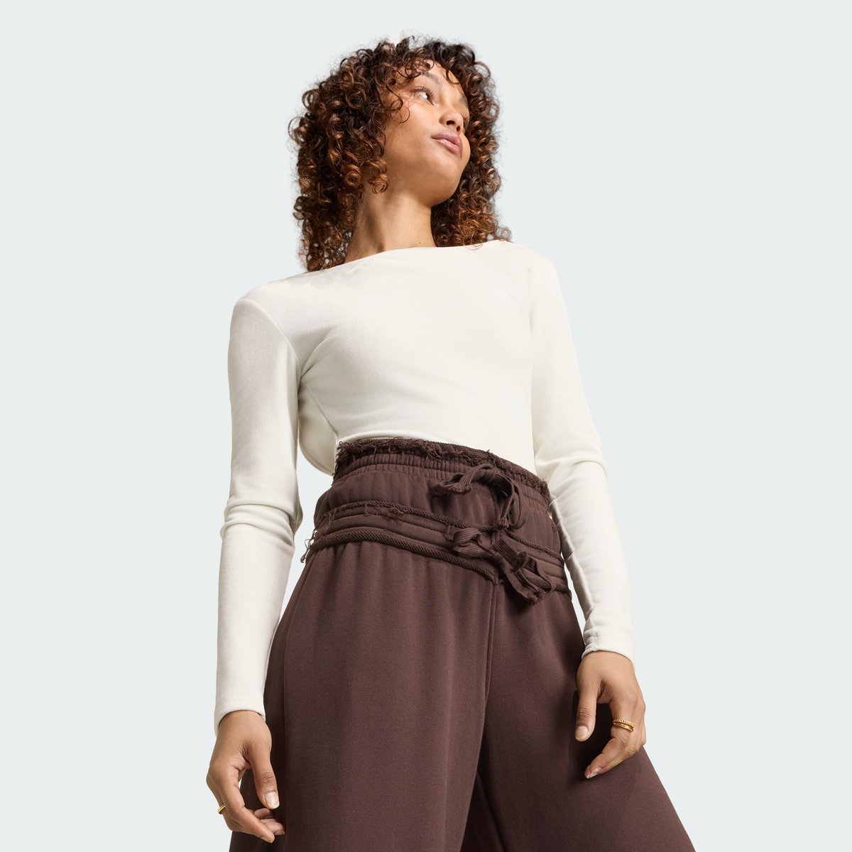 Pantalon Taille Double Sst Pantalon Taille Double Sst aurora coffee, adidas Originals