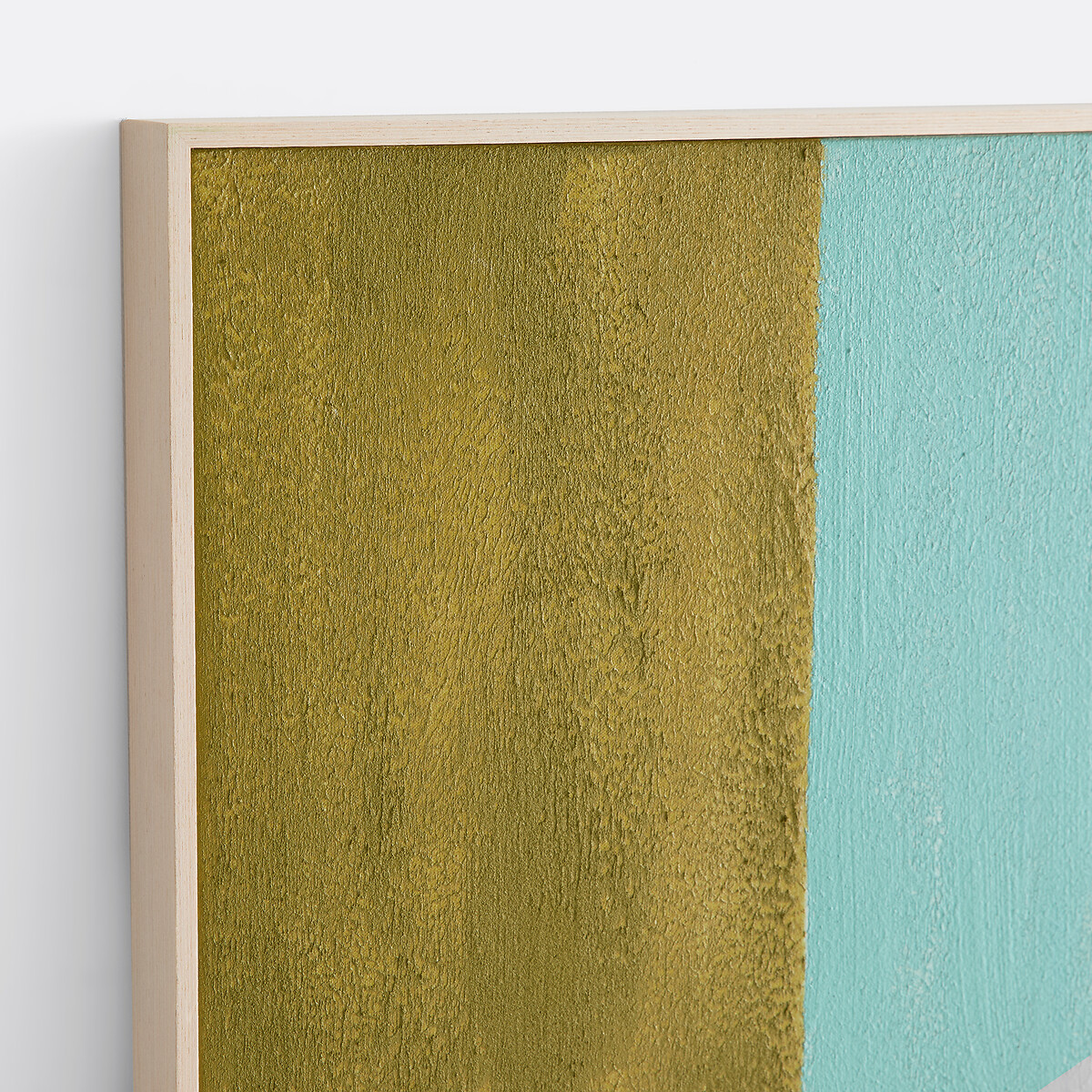 Toile peinte à la main, 70 x 100 cm, BRUNA vert/bleu, LA REDOUTE INTERIEURS