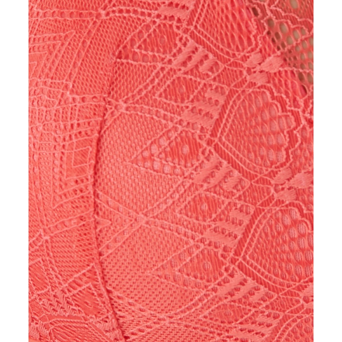 Soutien-gorge sans armatures forme foulard rose corail, DAMART