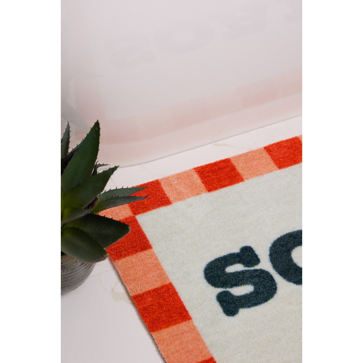 Bright Soak Border Bath Mat multi-coloured, DIP & DRIP