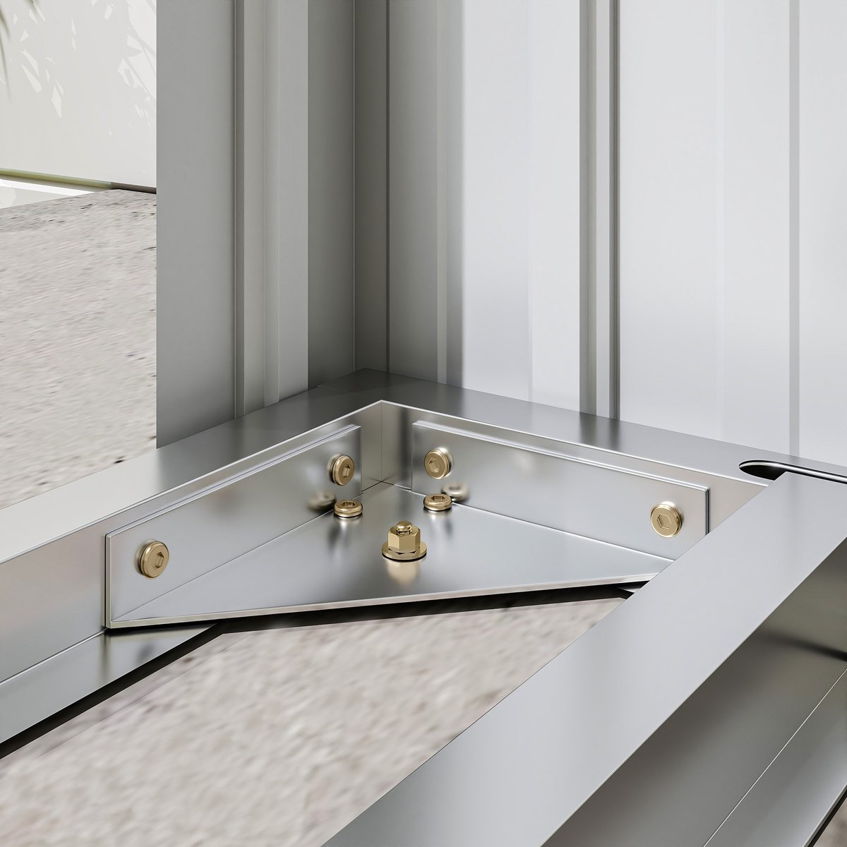 Abri pour le stockage du bois Acier galvanisé gris foncé, OUTSUNNY
