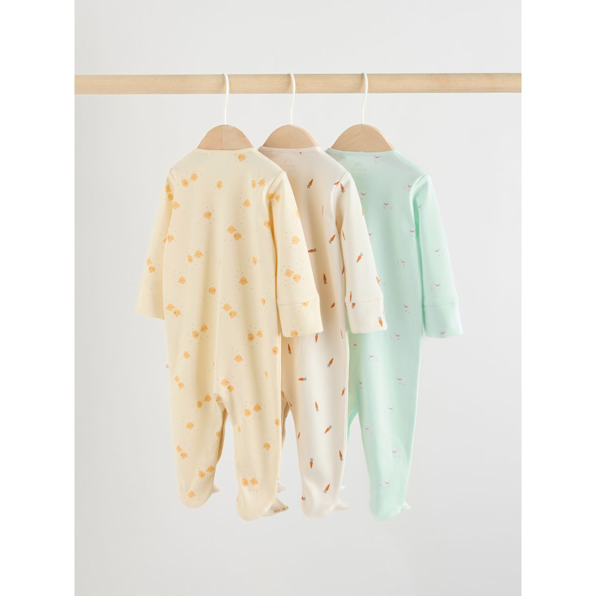 Dors-bien bébé, lot de 3 personnage jaune de pâques, NEXT