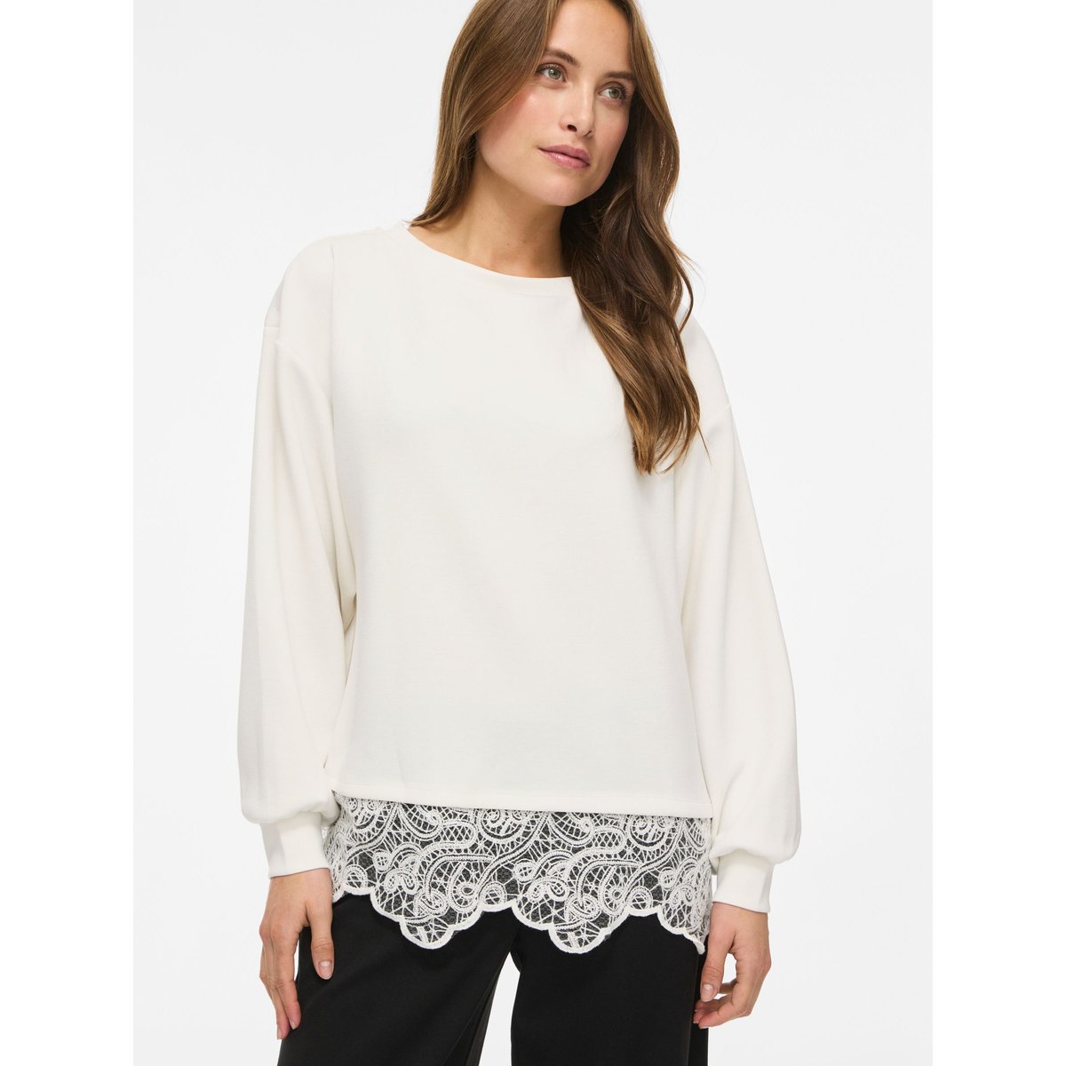 Sweat-Shirt blanc - cloud dancer1, VILA