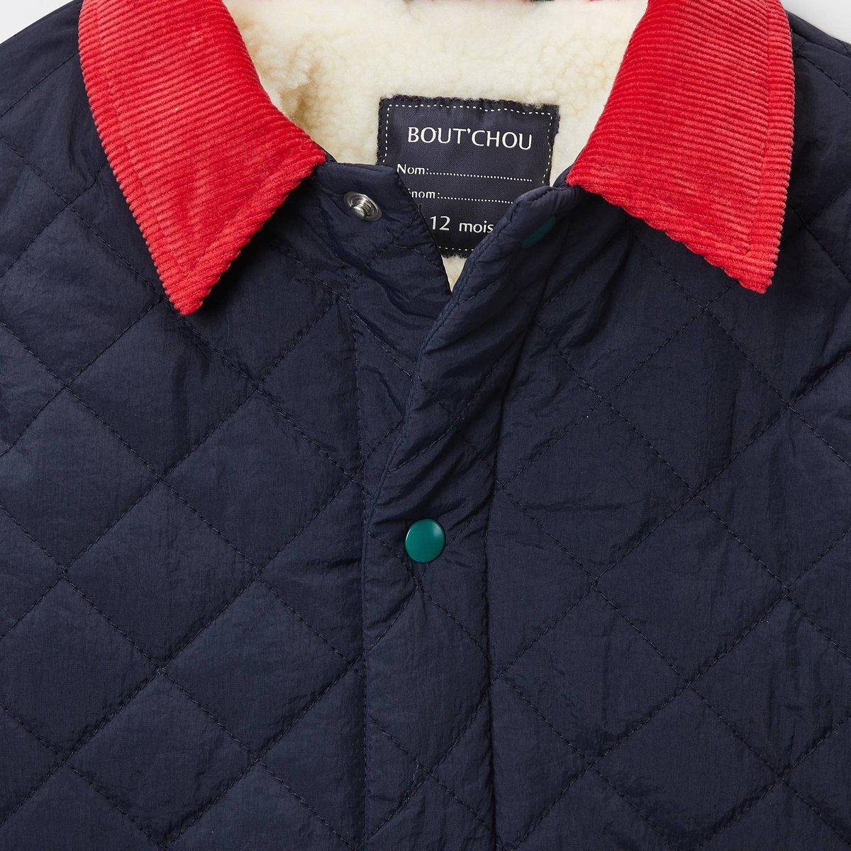 Veste quiltée doublée sherpa nuit bebe, BOUT'CHOU