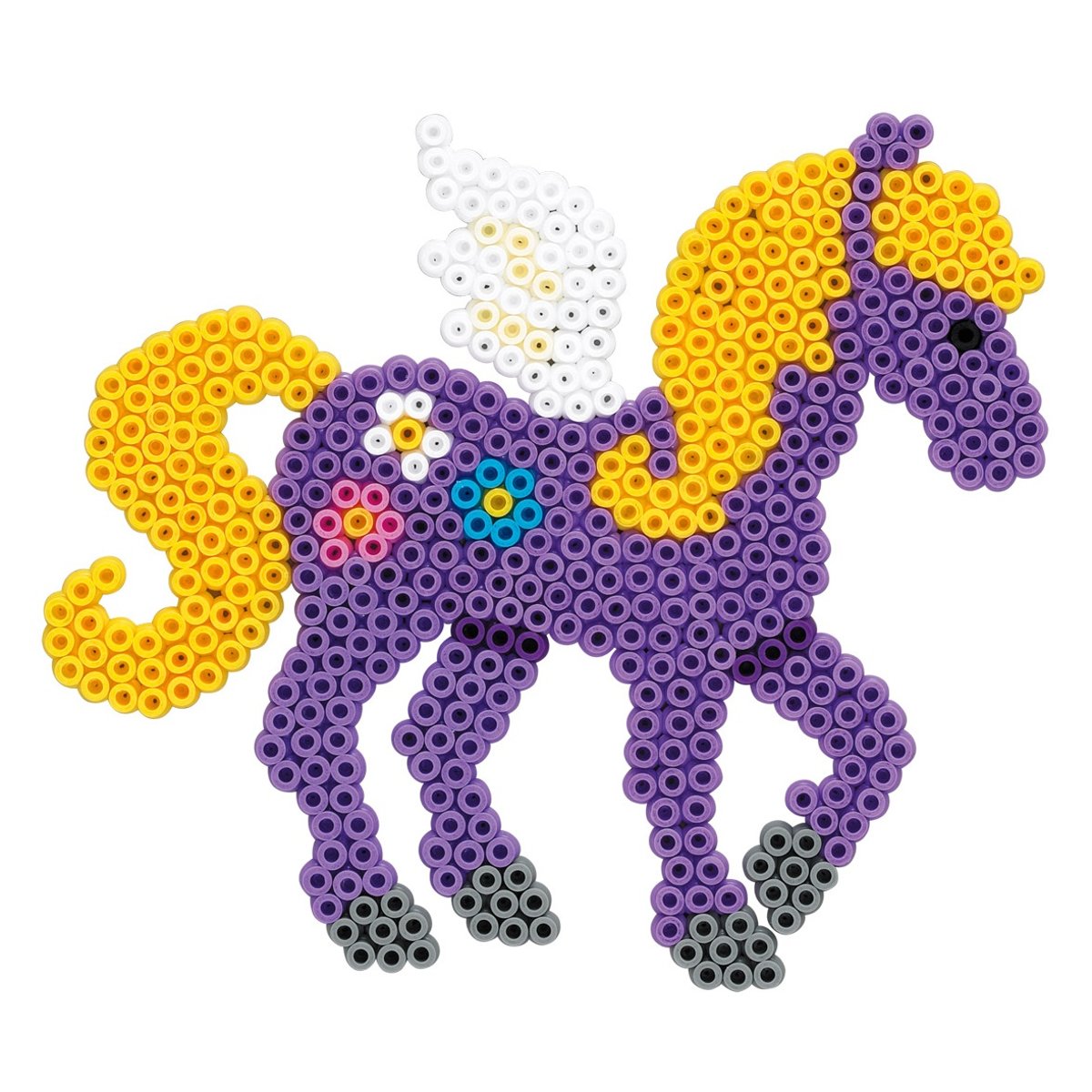 Coffret perles Chevaux magiques rose, HAMA