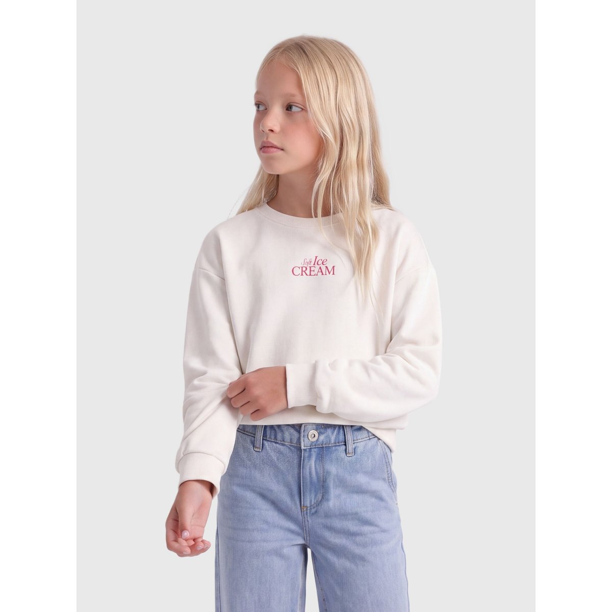 Sweat-Shirt cloud dancer, KIDS ONLY