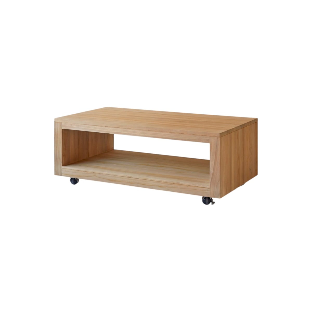 Table basse en Teck massif, ANOA naturel, TIKAMOON