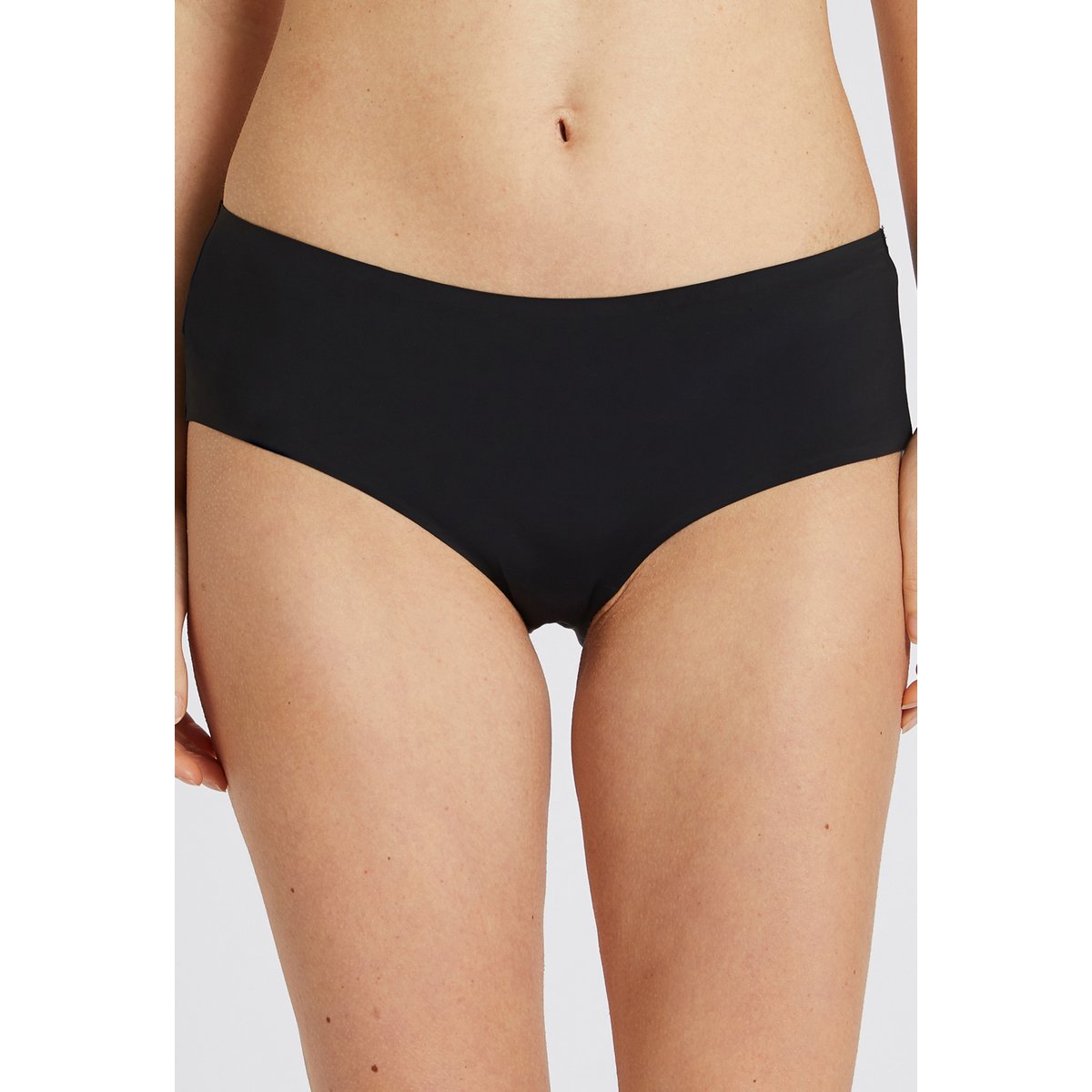 Shorty invisible ALEXIA en microfibre noir, MONOPRIX