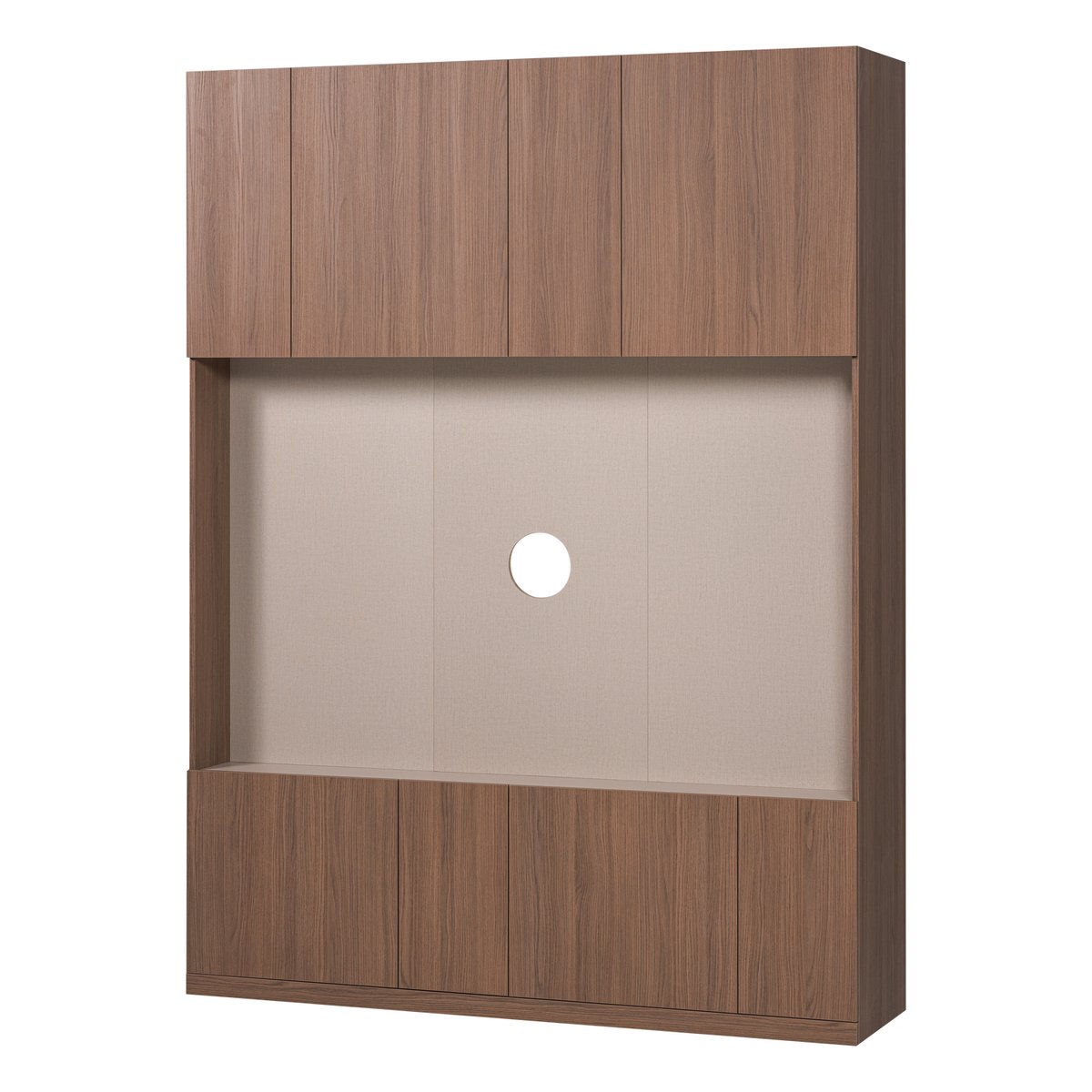 Meuble TV en décor chêne BUILD brun, WOOOD