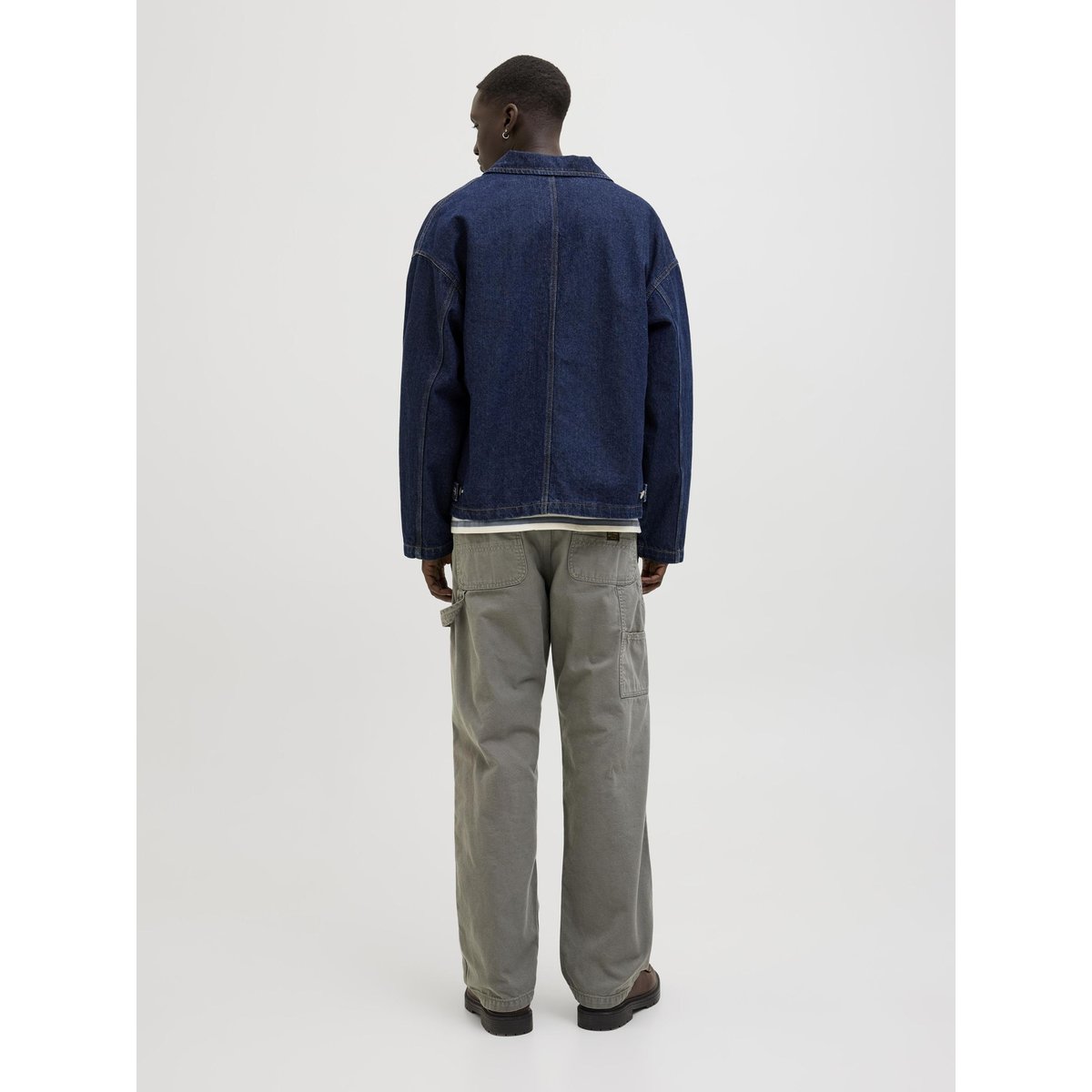 Pantalon Worker grise - mulled basil 1, JACK & JONES