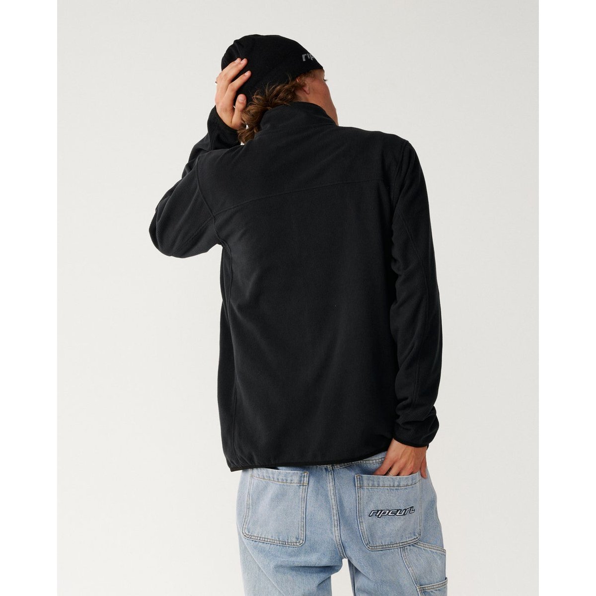 Sweat SEARCH SERIES POLAR ZIP noir, RIP CURL