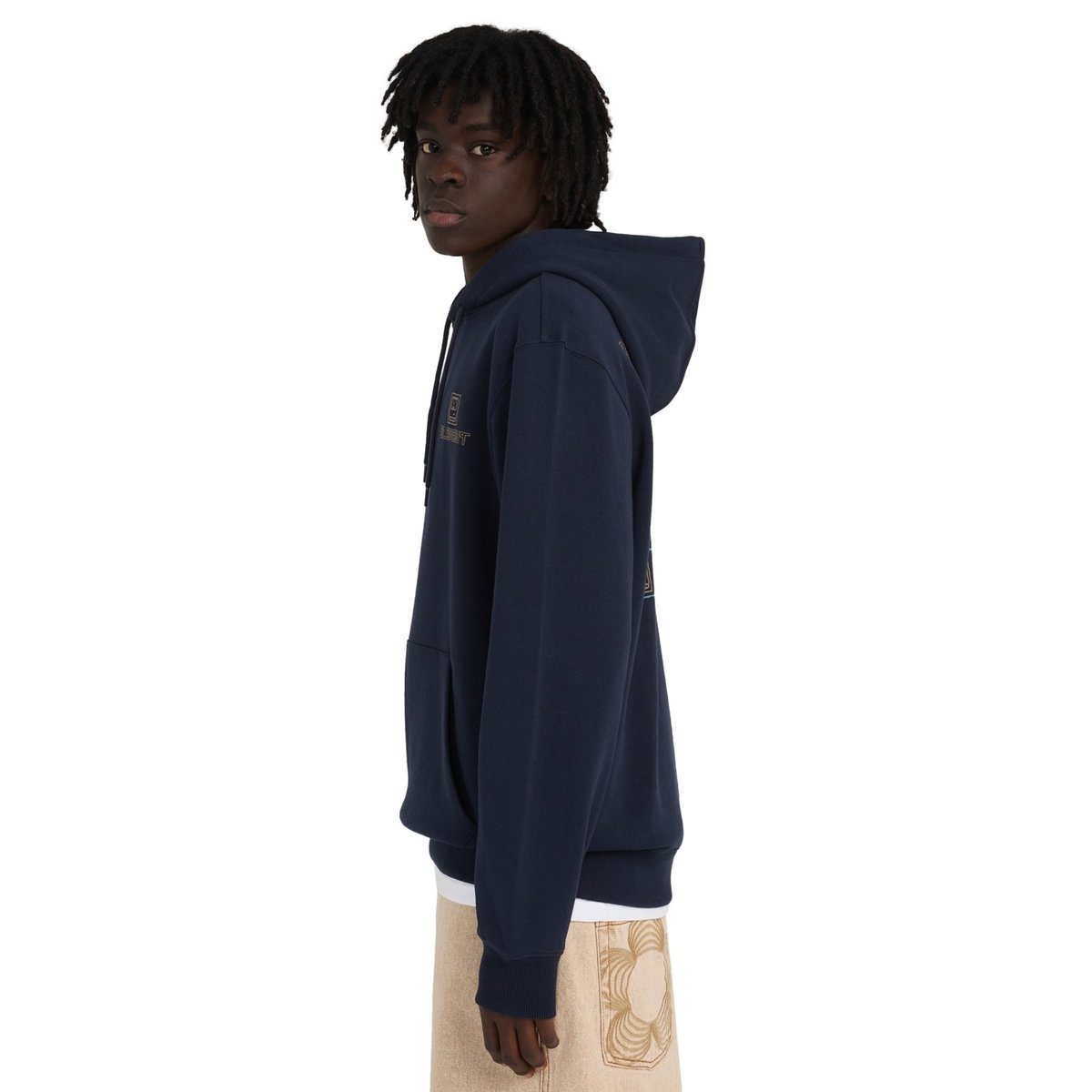 Sweat à capuche INNER WORKINGS bleu eclipse navy, ELEMENT