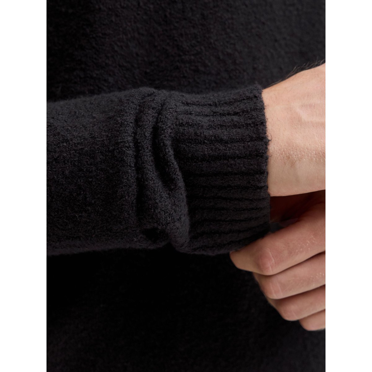 Pull En Maille noire - black, JACK & JONES
