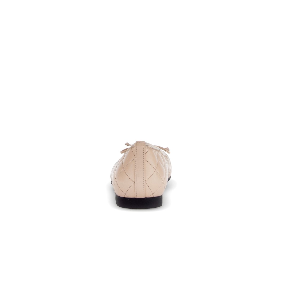 Ballerines en cuir lisse à talon décroché beige, GABOR