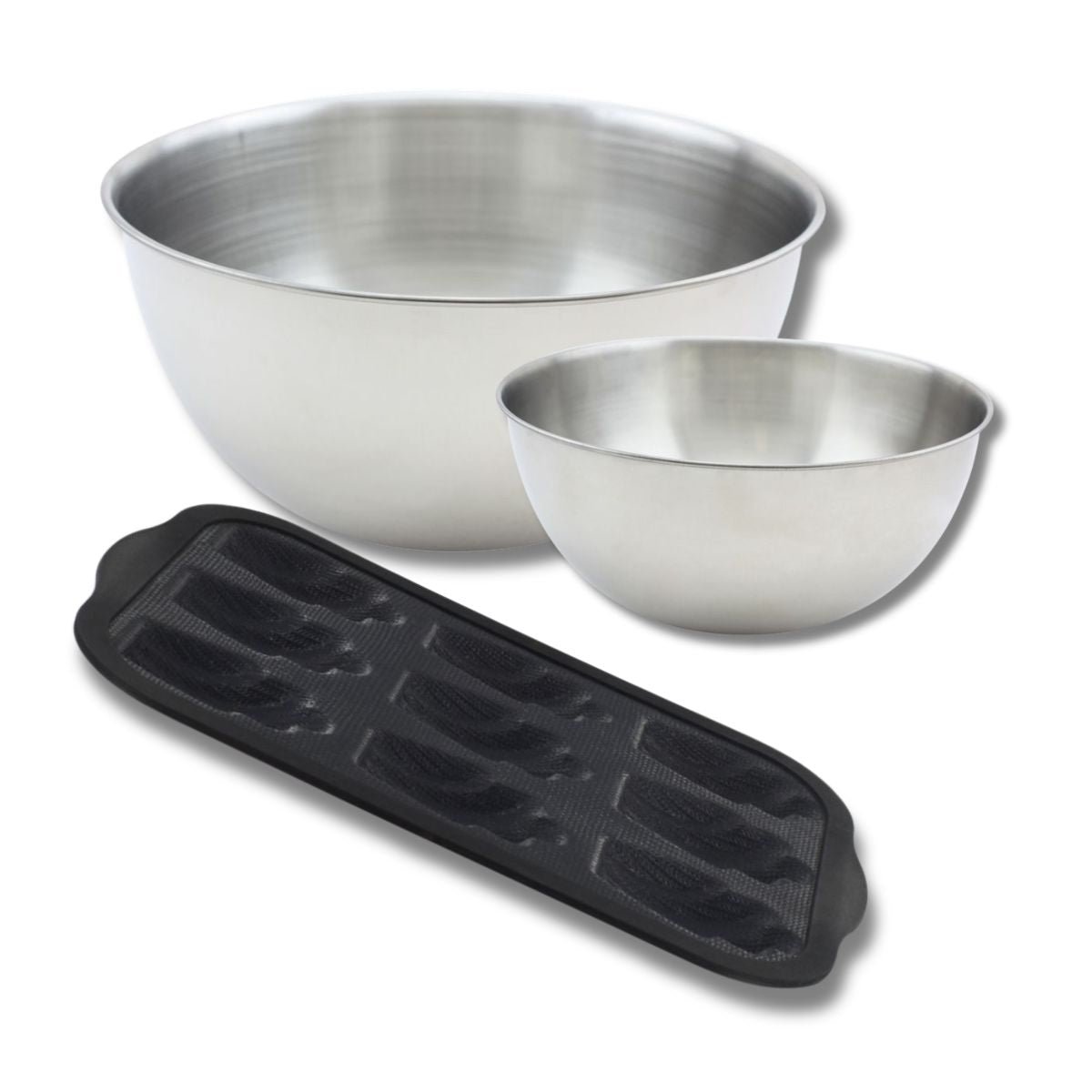 Set de 4 ustensiles de pâtisserie moule SILICONE FIBRE DE VERRE noir|gris, ZENKER