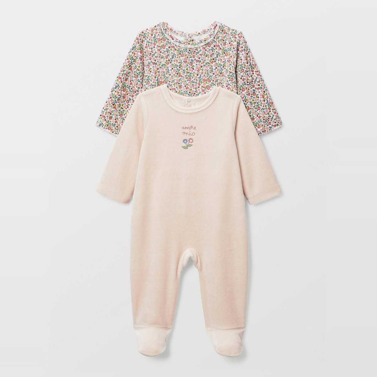 Lot 2 dort bien velours rosee, BOUT'CHOU