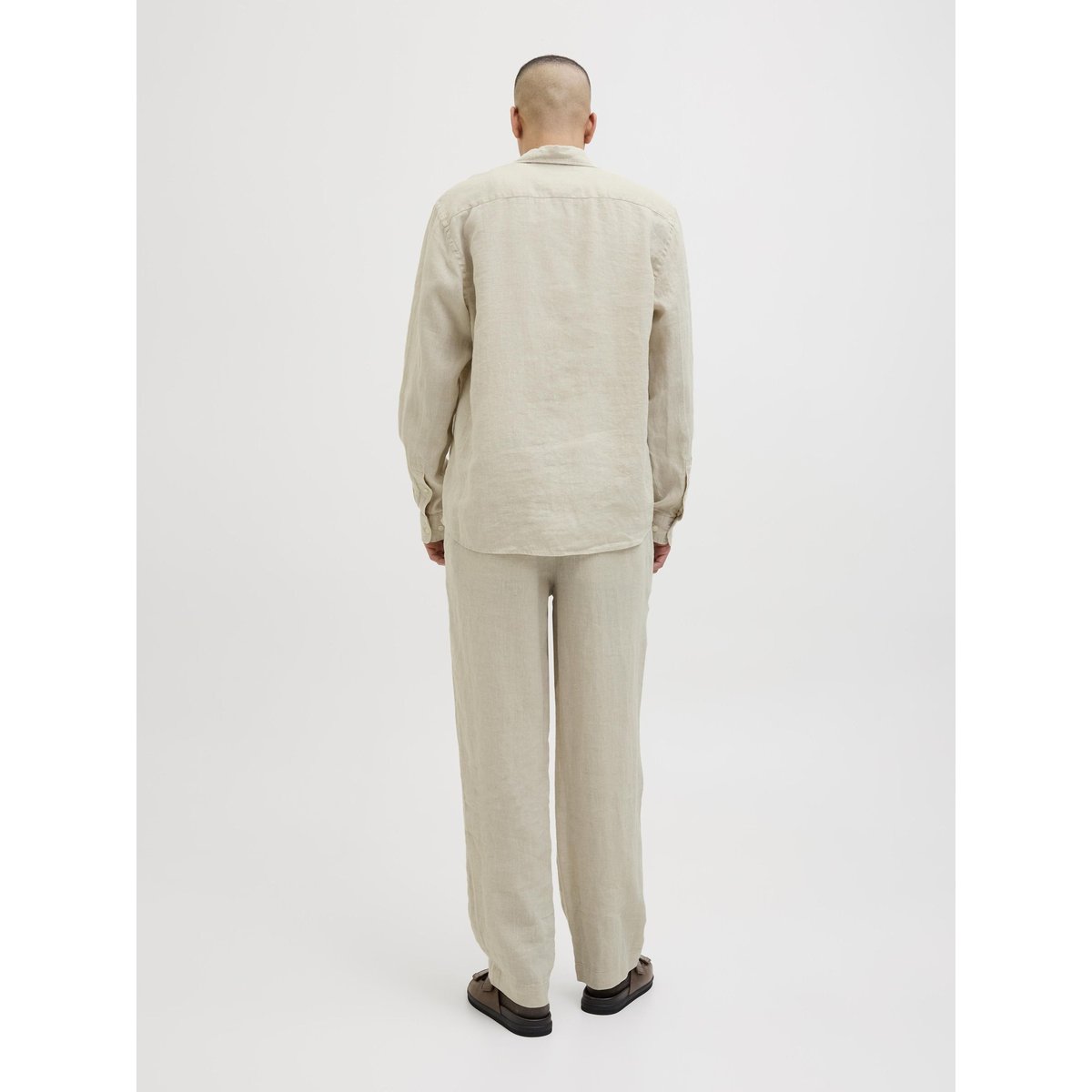 Chemise À Boutons grise - silver lining 1, JACK & JONES