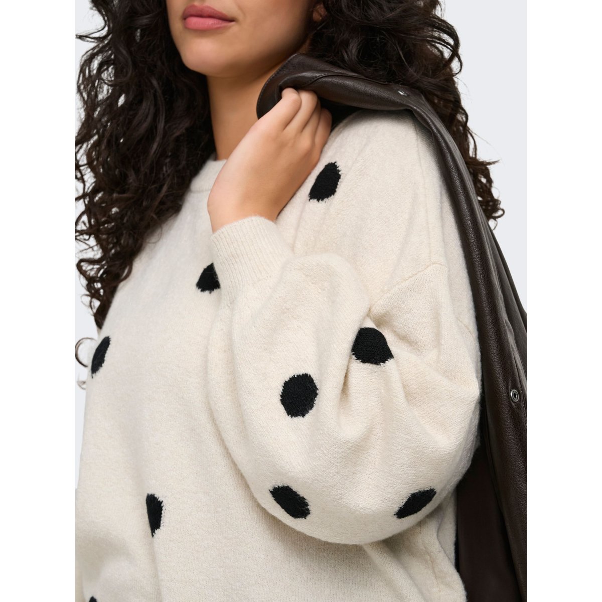 Pull En Maille birch, ONLY CARMAKOMA