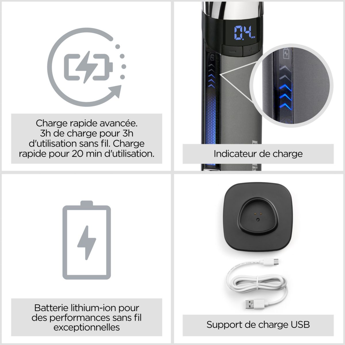 Tondeuse barbe Super-X Metal S996E, molette réglable, 24 hauteurs de coupe, précision 0,2 mm, autonomie 90 mn couleur unique, BABYLISS