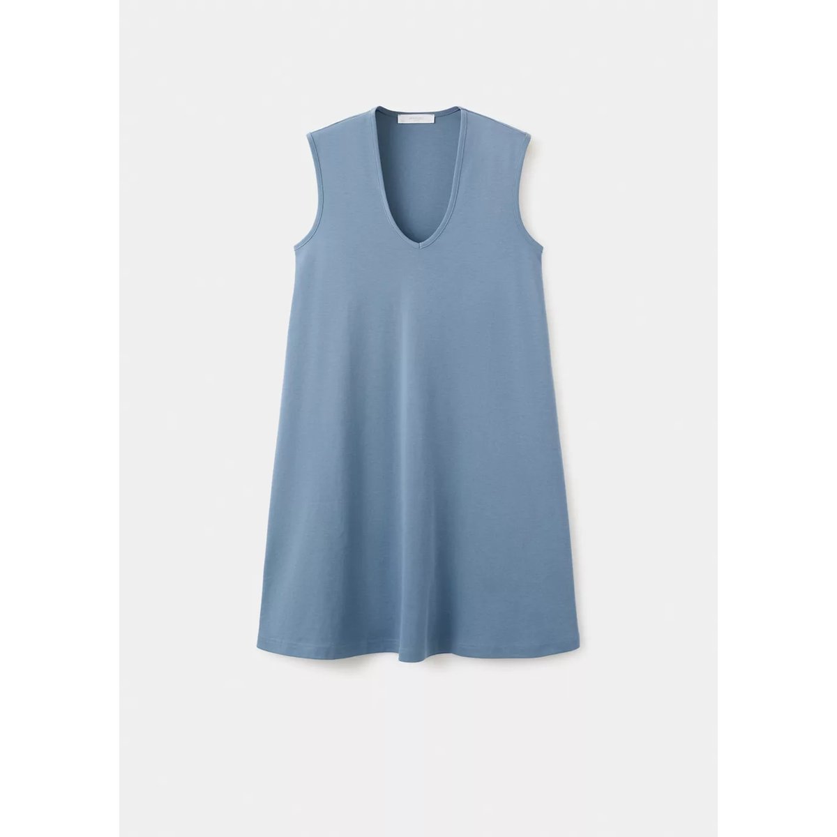 Nuisette courte 100 % coton bleu, MANGO