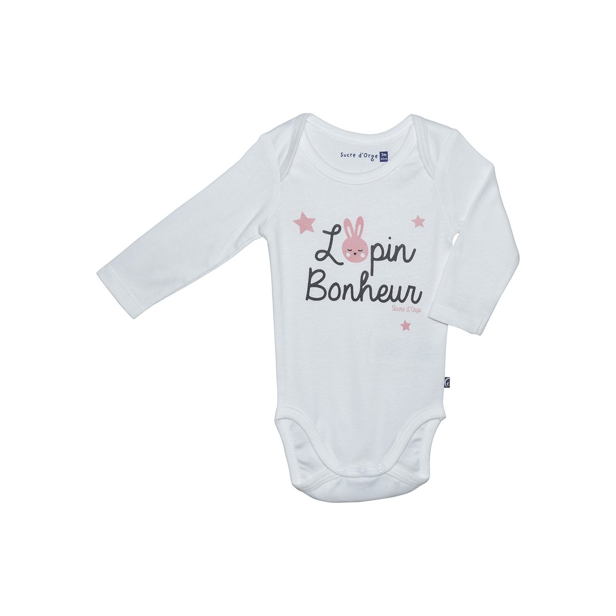 Lot 3 bodies bebe fille faye rose, SUCRE D'ORGE