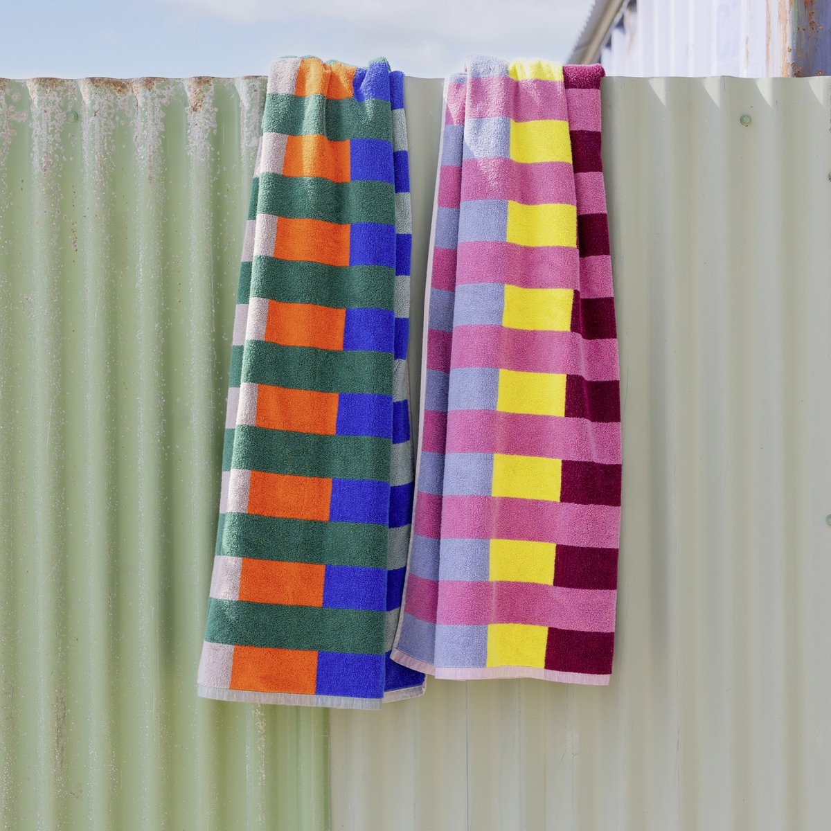 Serviette de plage Algarve multicolore, REMEMBER