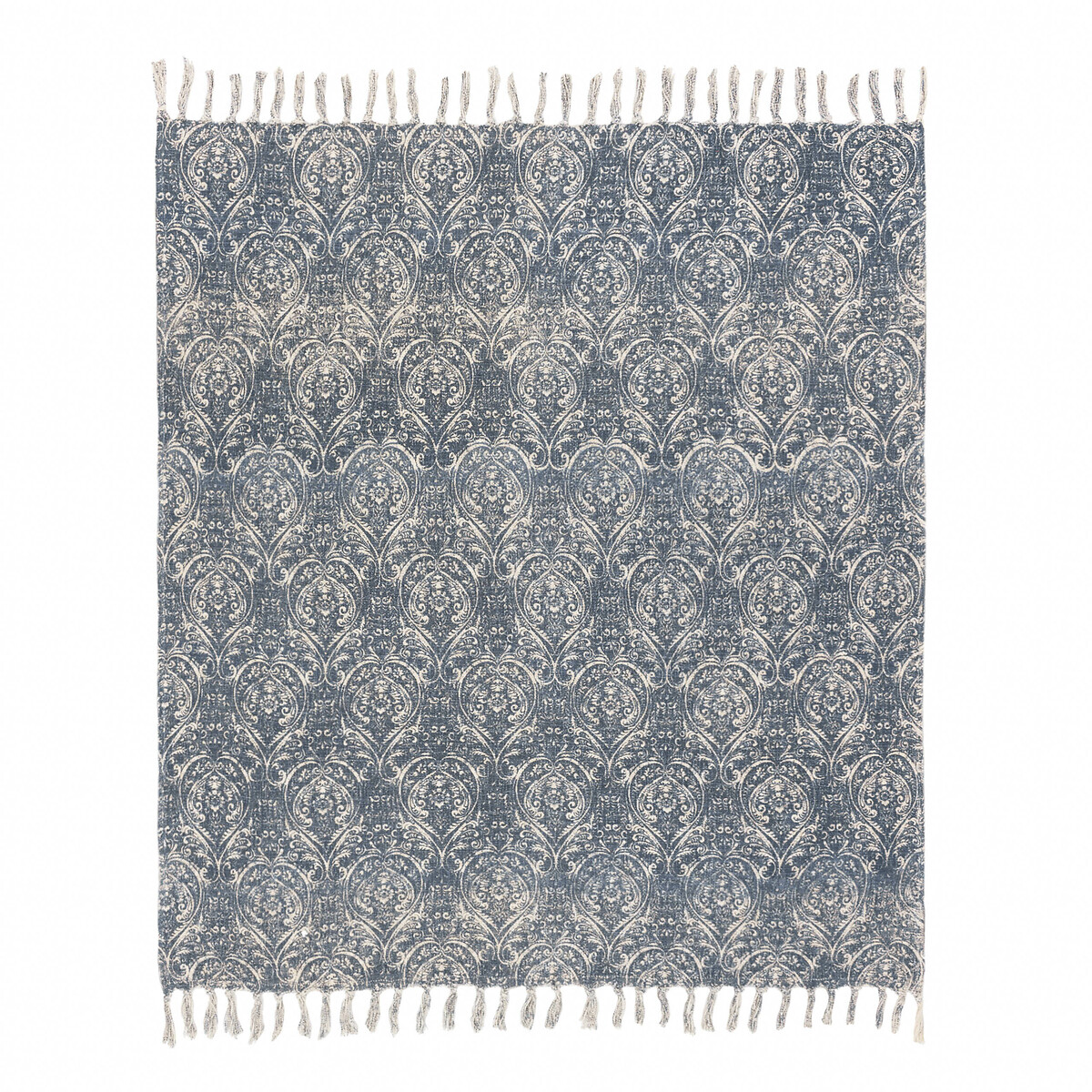 Durelle Cotton Throw midnight blue, PAOLETTI