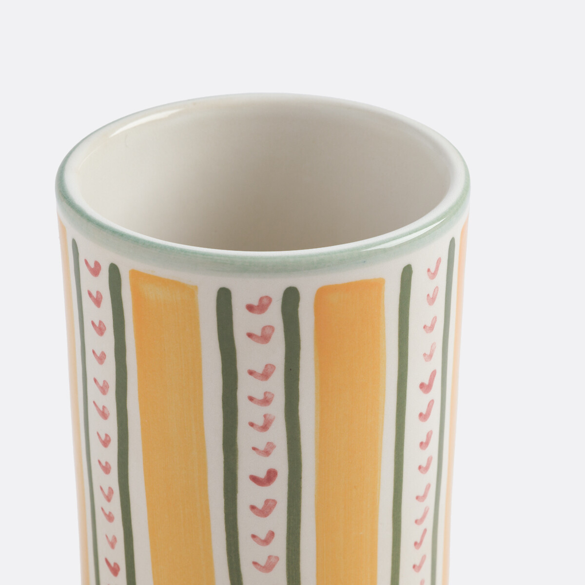 Vase aus glasierter Keramik H18 cm, Baldia gelb, LA REDOUTE INTERIEURS