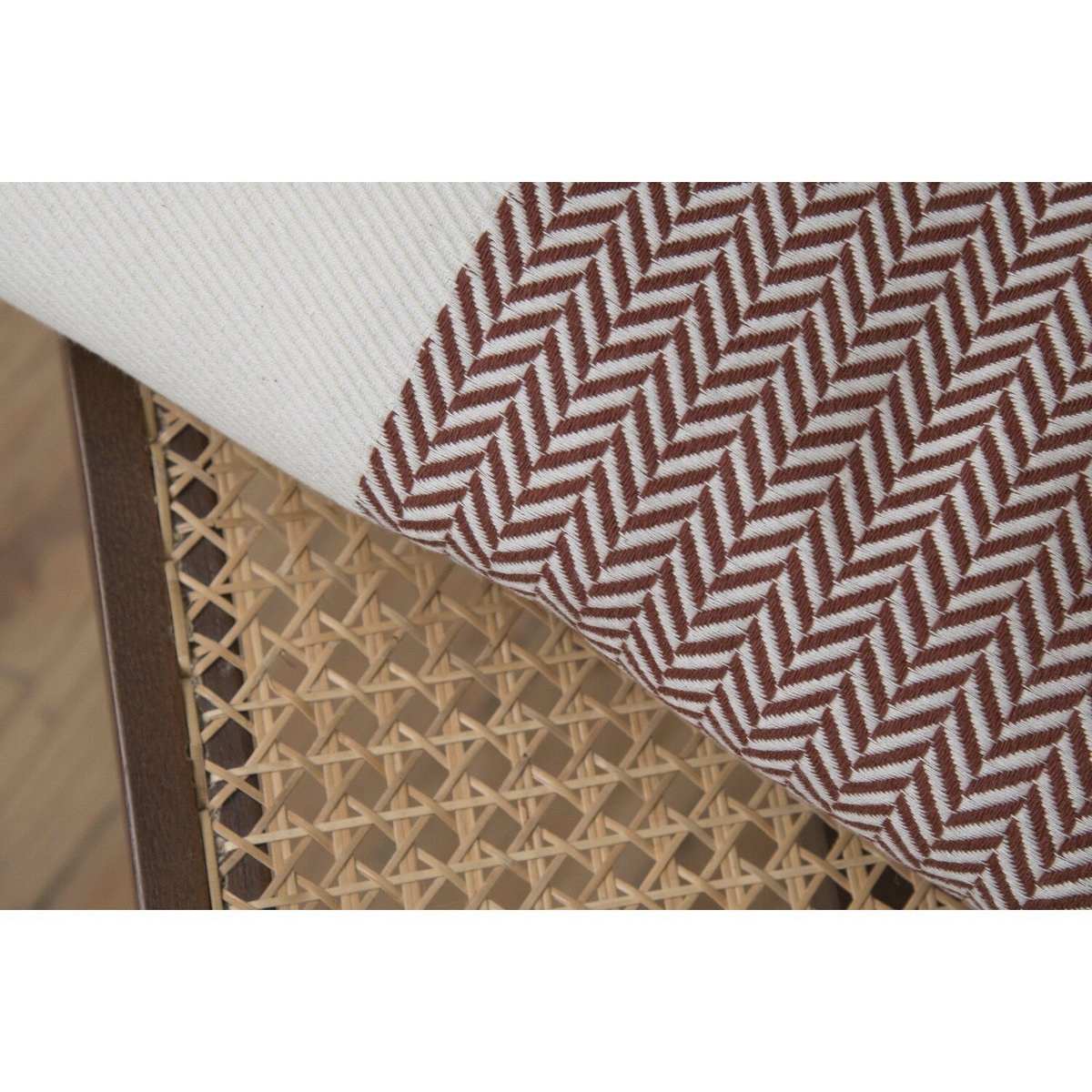 Plaid coton LIV rouge tomette, FEBRONIE