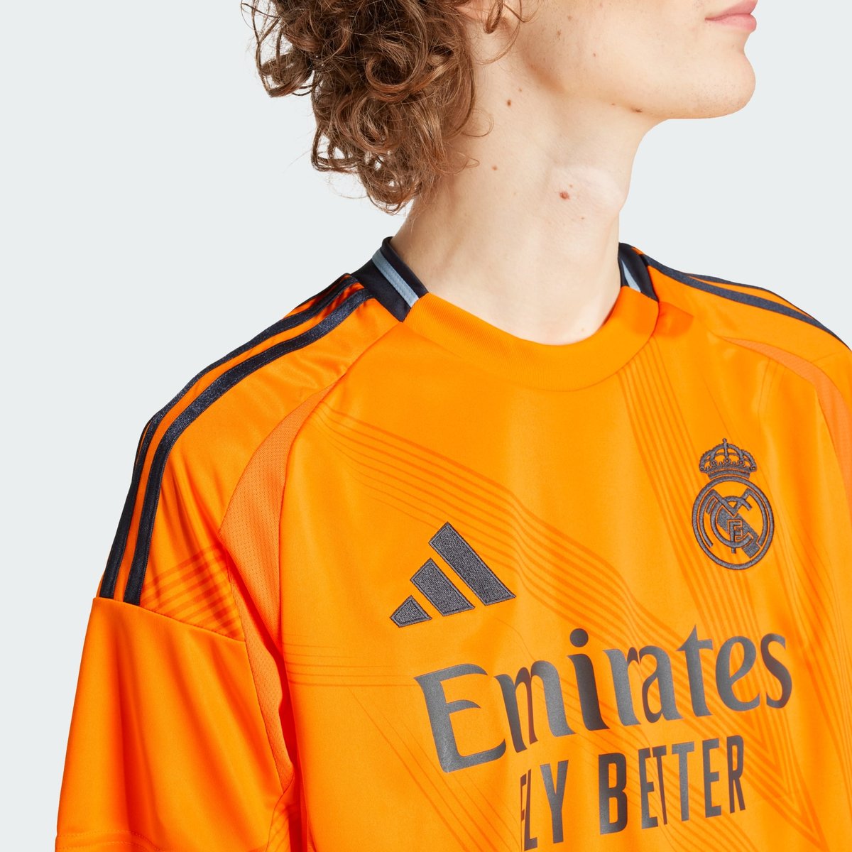 Maillot Extérieur Real Madrid 24/25 crew orange, adidas Performance