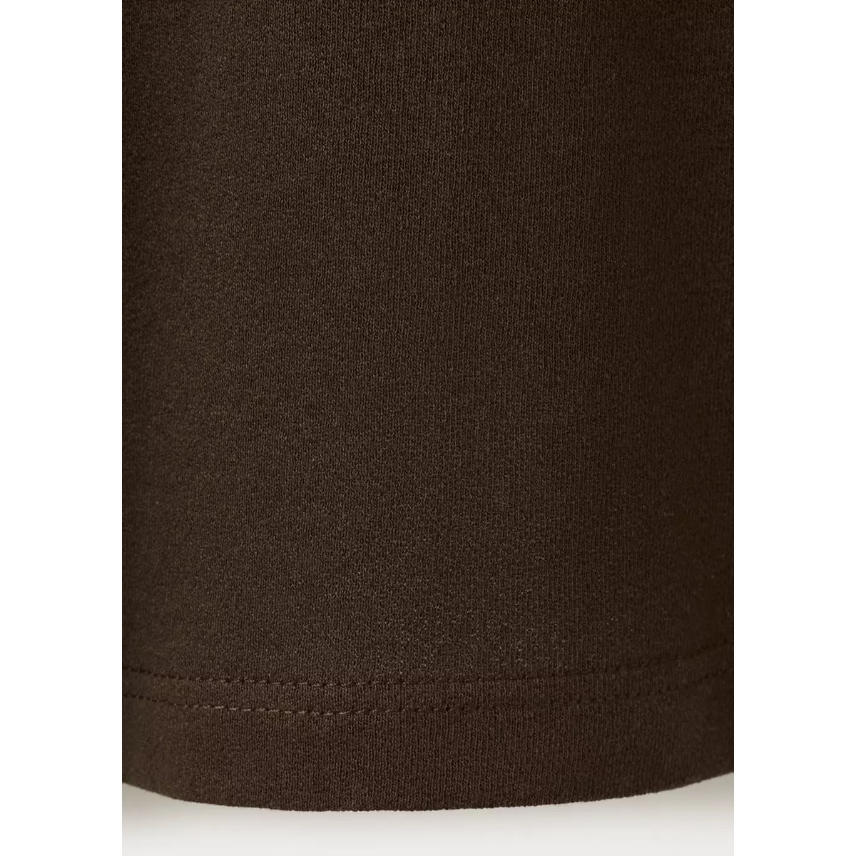 T-shirt relaxed fit en mélange de coton et lin chocolat, MANGO MAN