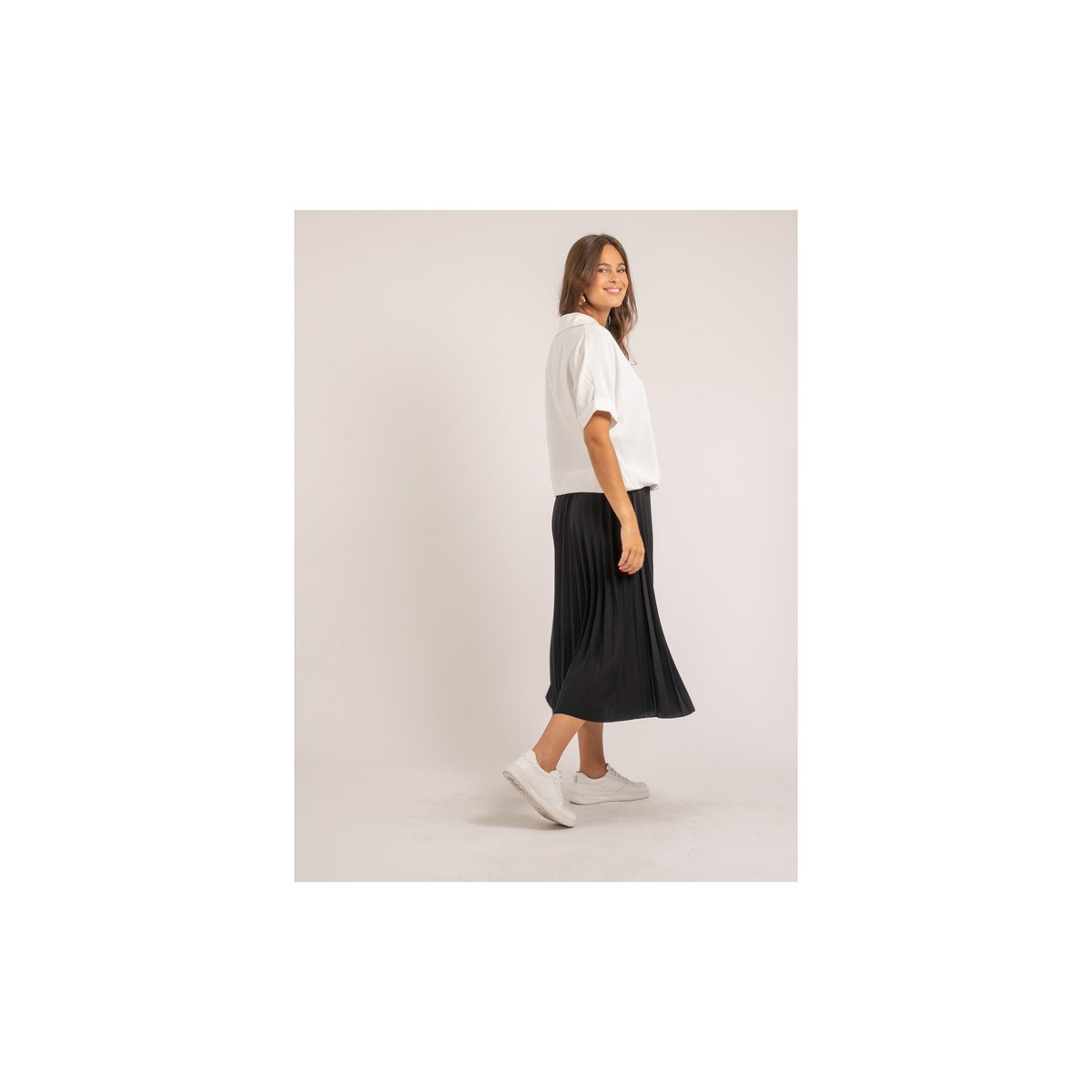 Blouse Fluide Ouria blanc, DONA LISA