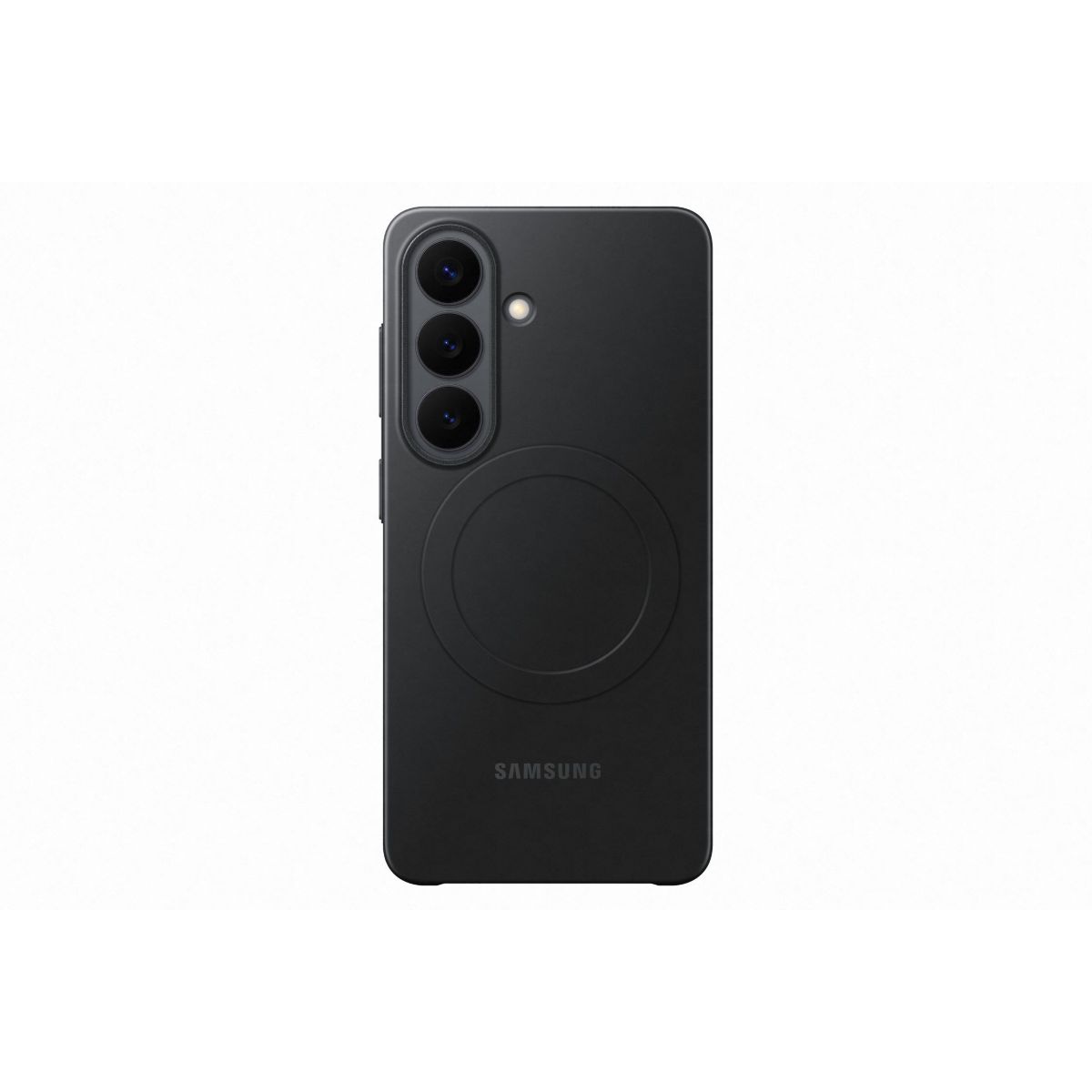 Coque silicone Slim Magnet S26 noir couleur unique, SAMSUNG