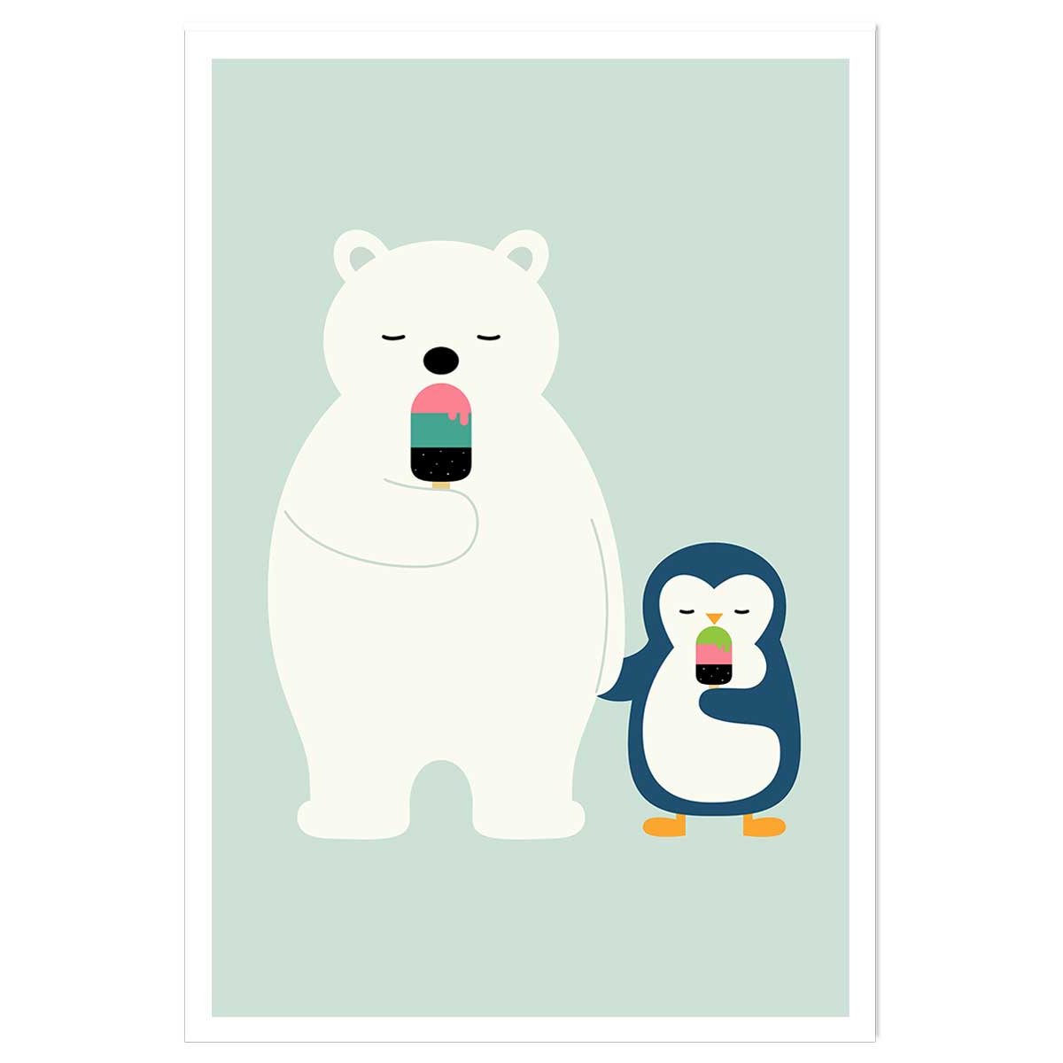 Affiche time to ice cream affiche seule, HEXOA