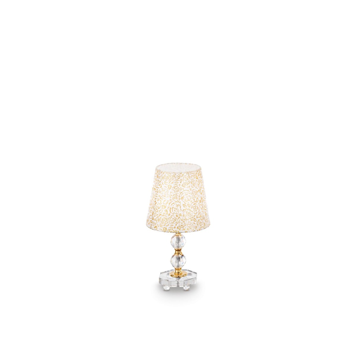 Lampe QUEEN laiton or doré, IDEAL LUX