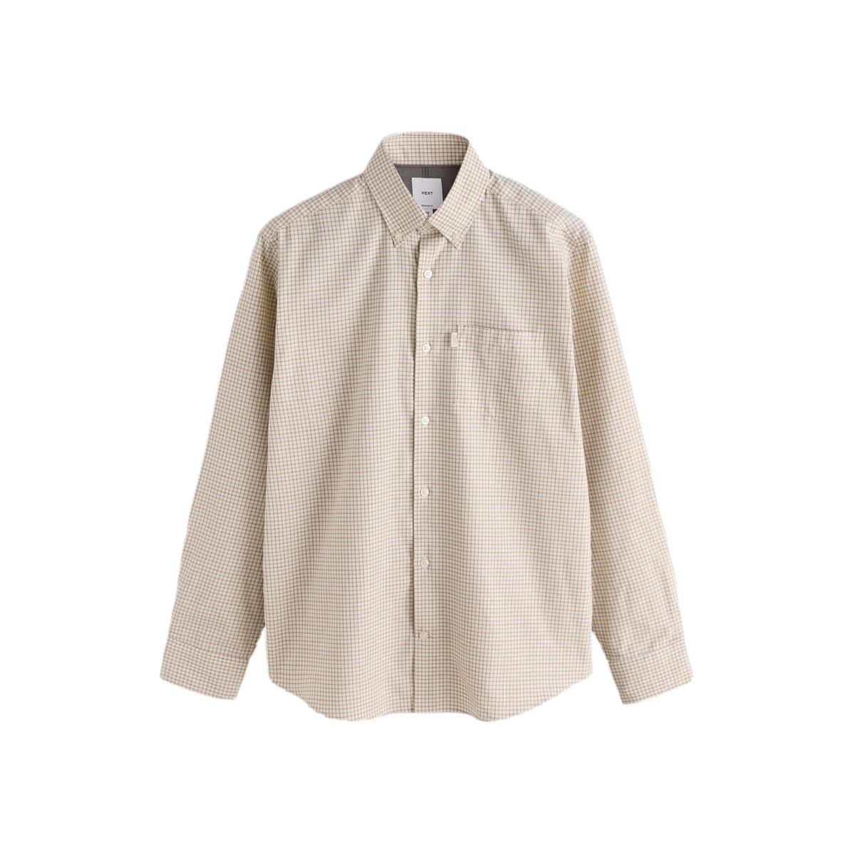 Chemise oxford standard boutonnée blanc, NEXT