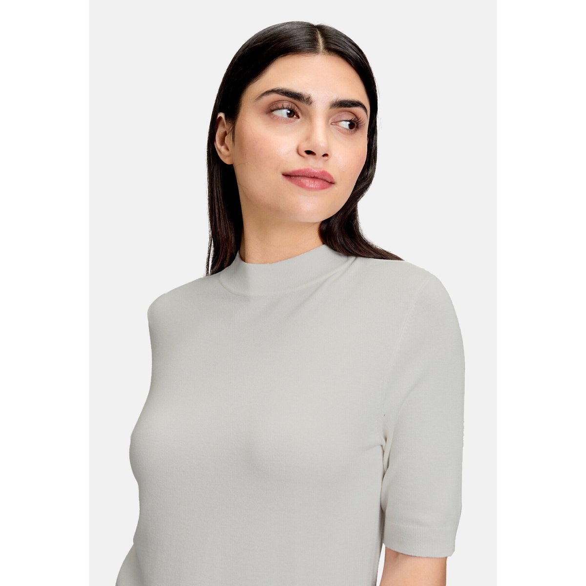 Pull-over en maille manches courtes blanc, BETTY BARCLAY