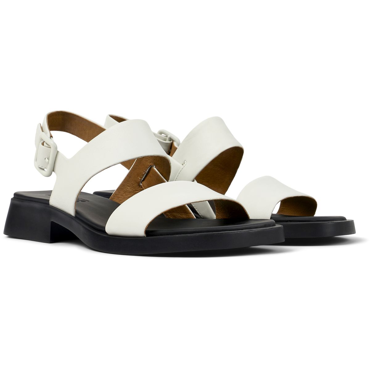 Sandales Dana blanc naturel, CAMPER