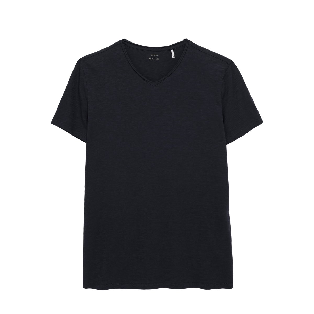 Tee-shirt col V L'Essentiel bleu marine, IKKS