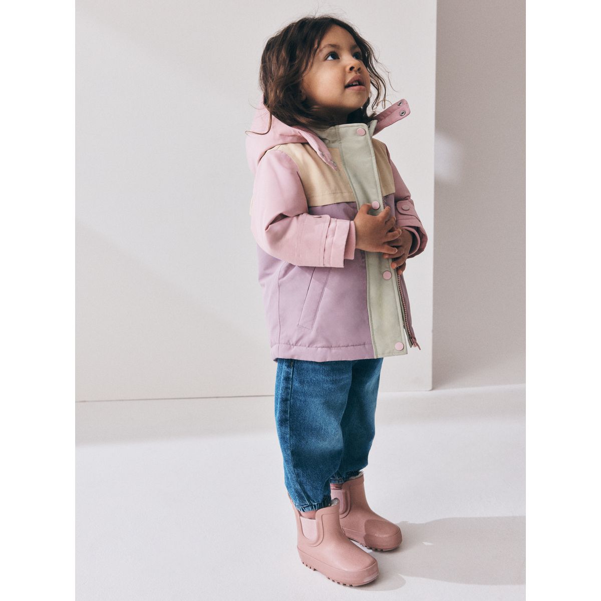 Manteau imperméable blocs de couleurs pastel, NEXT