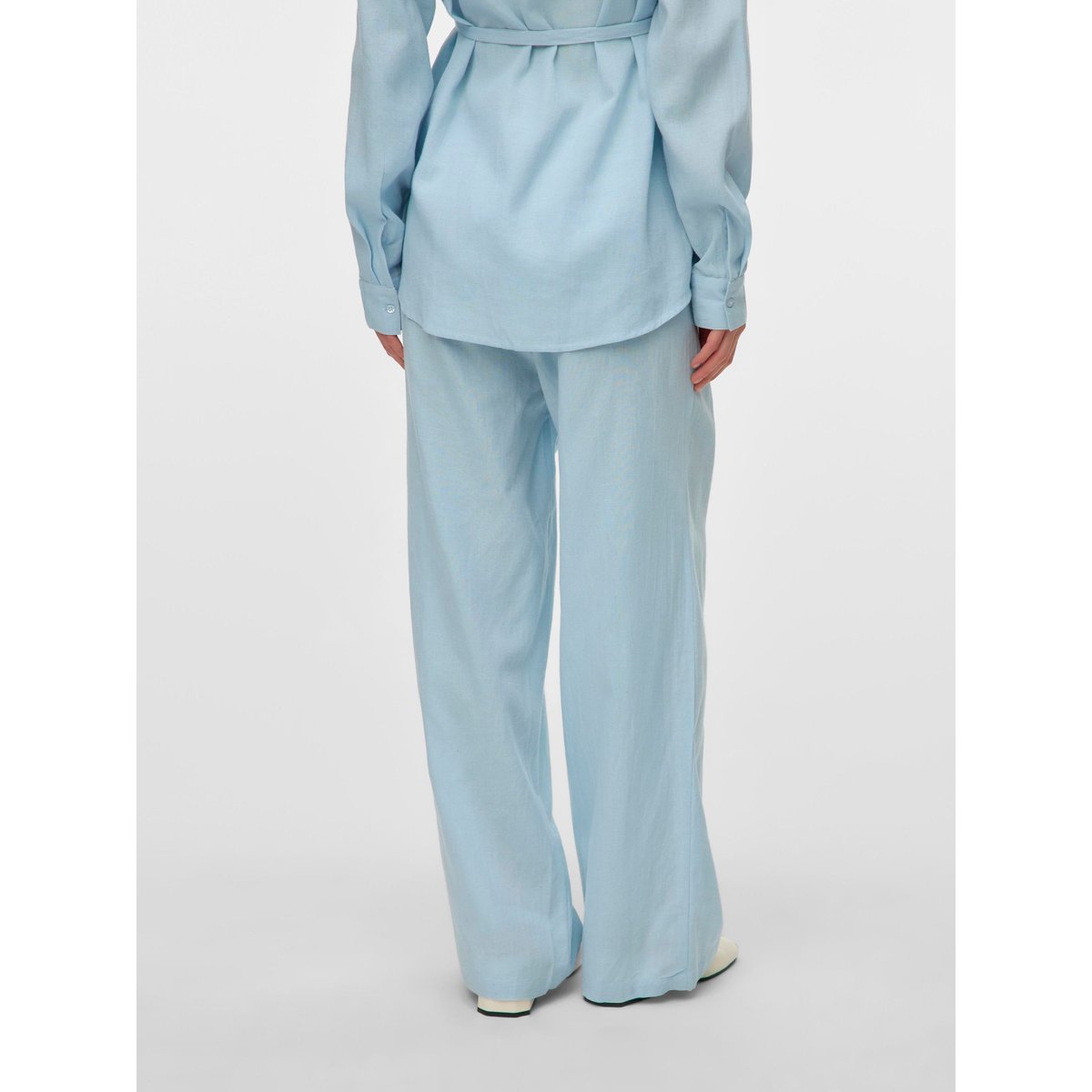 Pantalon À Jambe Large turquiose - niagara mist 1, MAMA LICIOUS