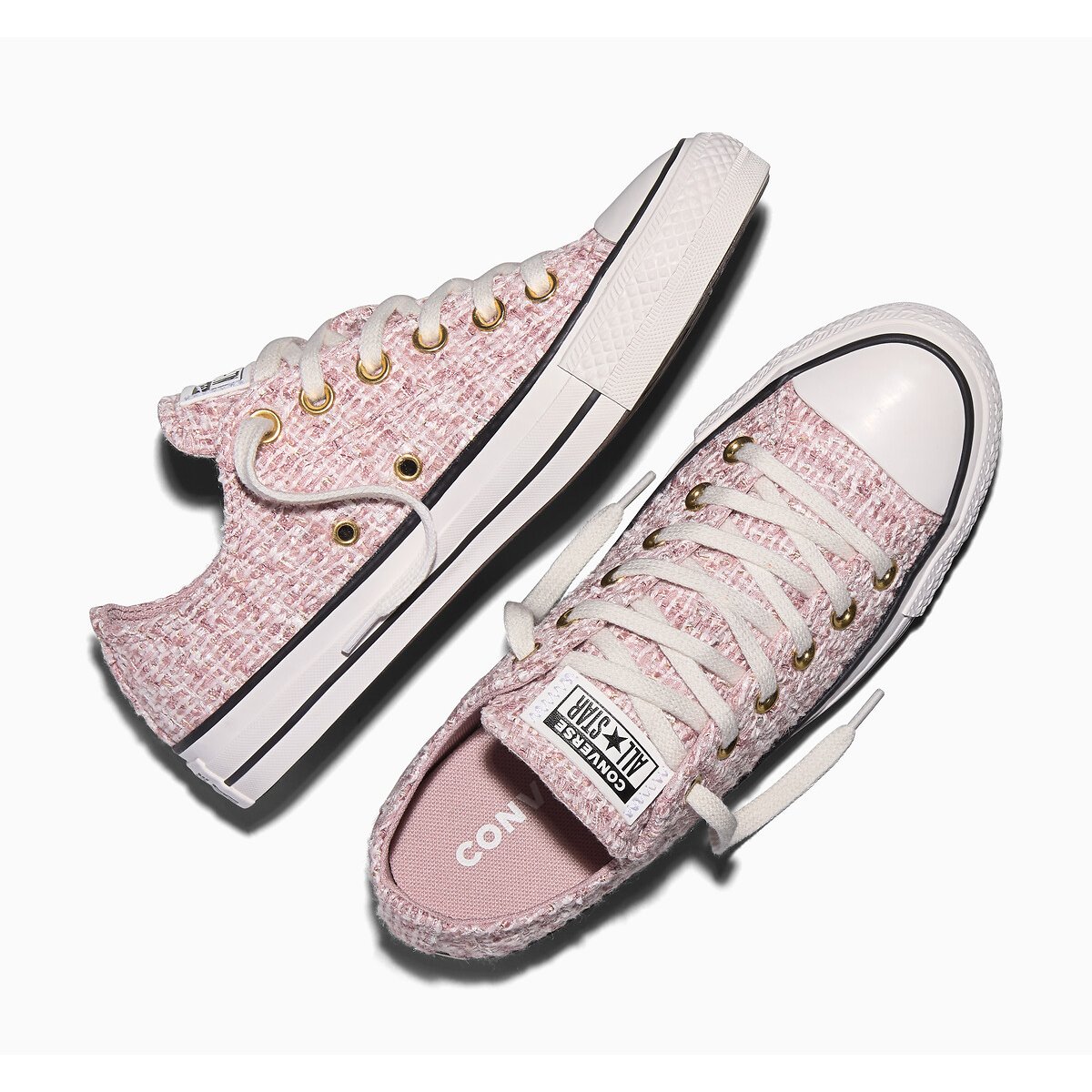 Baskets CHUCK TAYLOR ALL STAR OX TWEED rose, CONVERSE