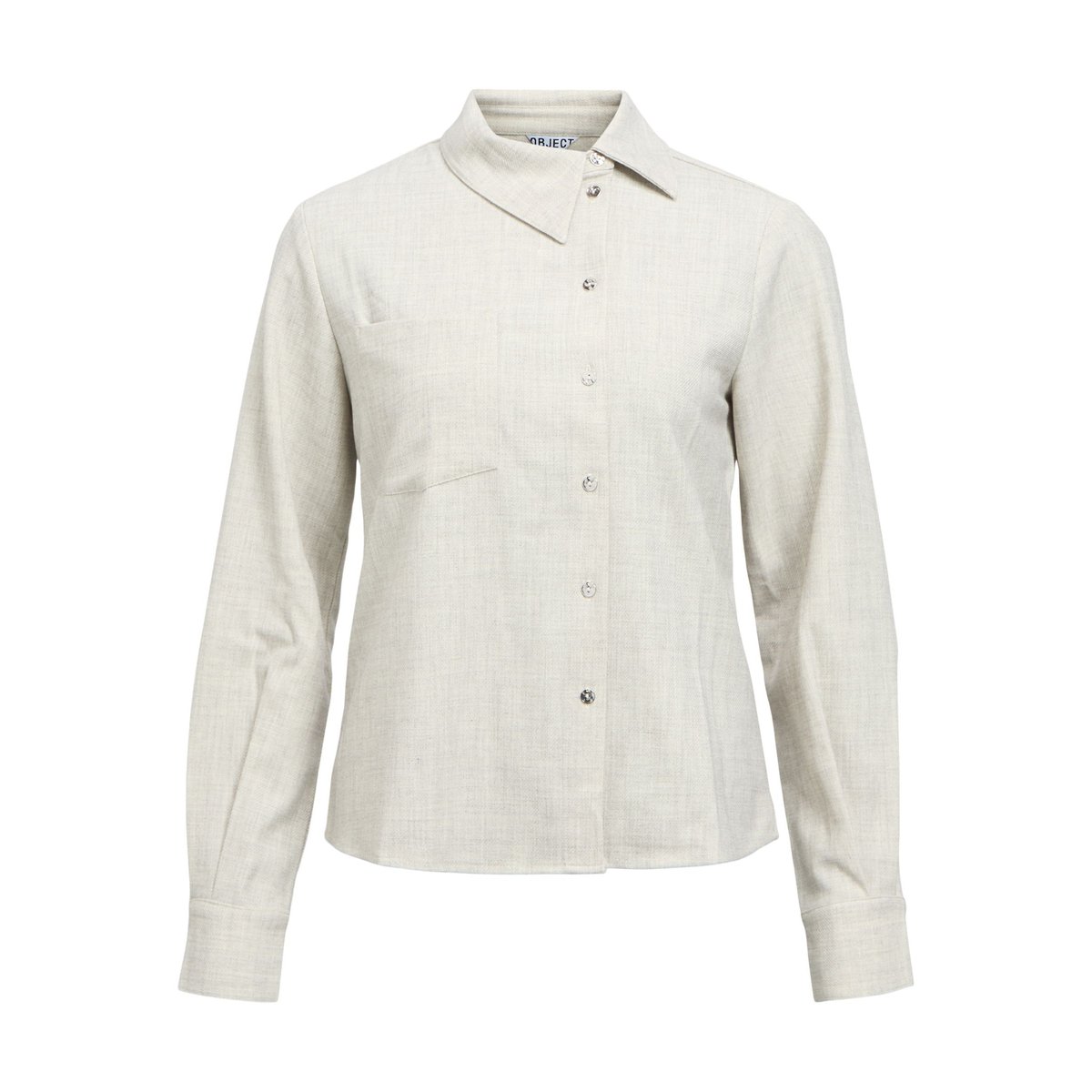 Chemise gris - light grey melange, OBJECT