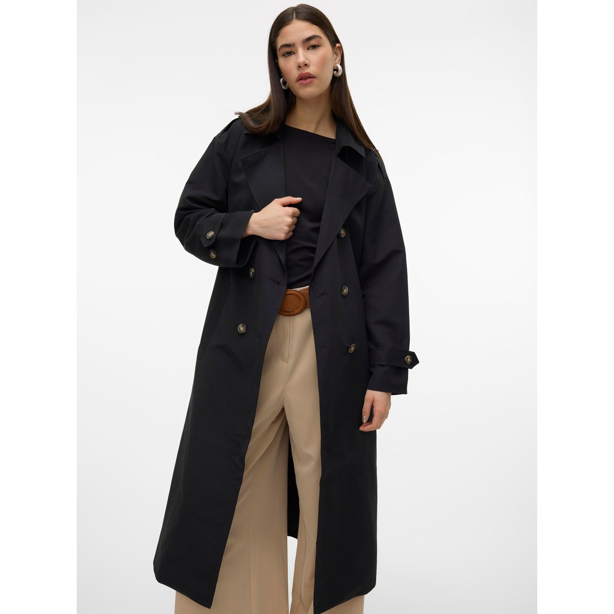 Trench Coat black 1, VERO MODA