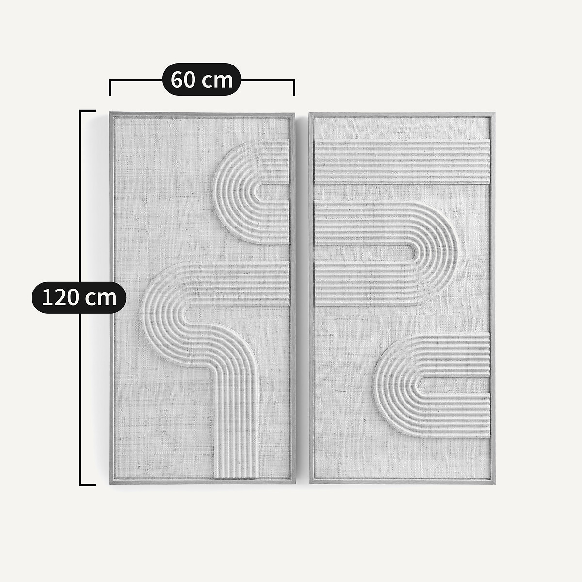 Telaga Woven Palm Double Wall Art natural, AM.PM