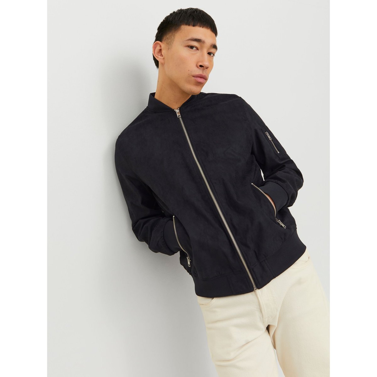 Veste Bomber jet black, JACK & JONES