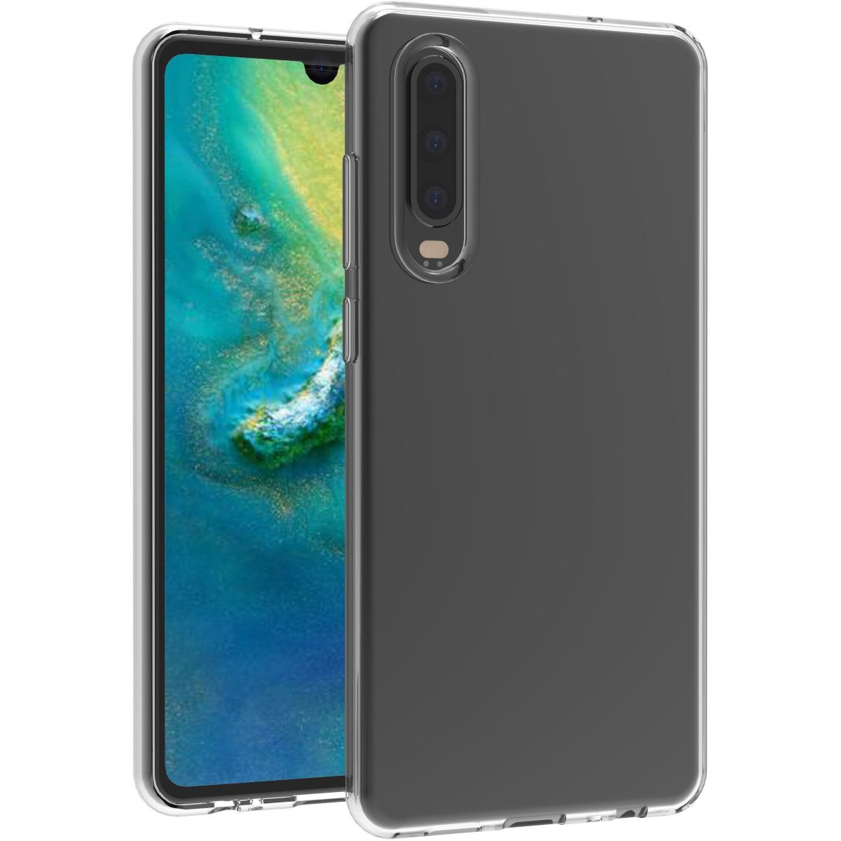 Coque Huawei P30 Pro Souple Transparent transparent, ESSENTIEL B